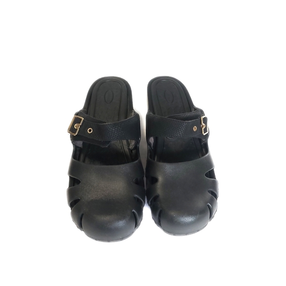 DR. SCHOLL'S Women's Black Dance On Strap Slip On Clogs Size 11M - Picture 5 of 10